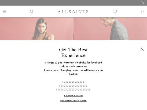 AllSaints Coupons and Promo Code