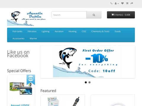 Aquatic-Dublin Online Shop Coupons and Promo Code