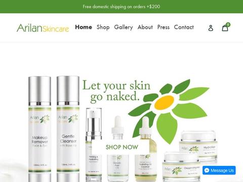 Arilanskincare.com Coupons and Promo Code