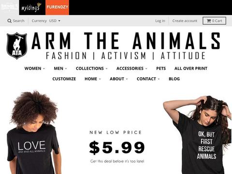 Armtheanimals.com Coupons and Promo Code