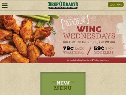 Beef O Brady's Coupons and Promo Code