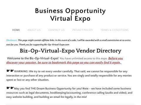 Biz-Op-Virtual-Expo.com Coupons and Promo Code