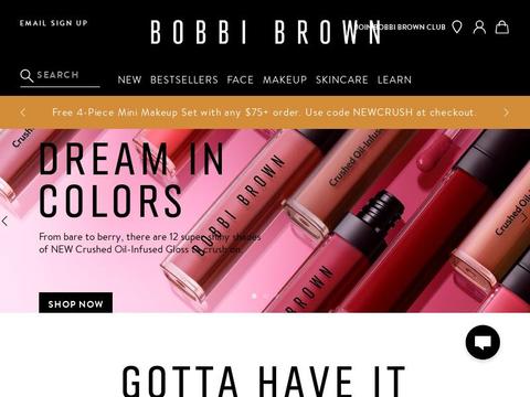 Bobbi Brown Cosmetics Coupons and Promo Code