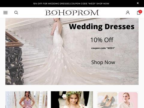 Bohoprom Coupons and Promo Code