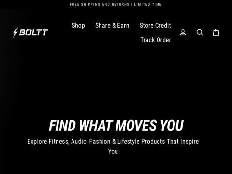 Boltt Shop Coupons and Promo Code