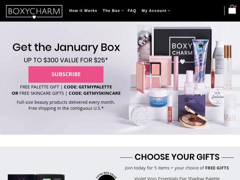 BoxyCharm Coupons and Promo Code