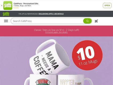 Cafe Press Coupons and Promo Code