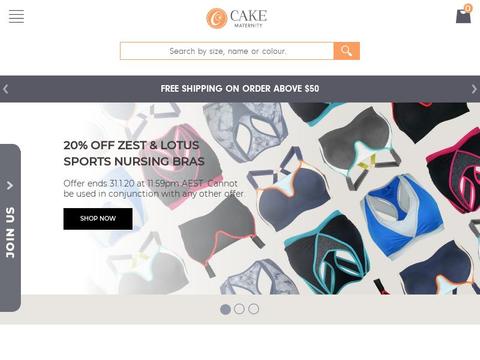 Cake Maternity Coupons and Promo Code