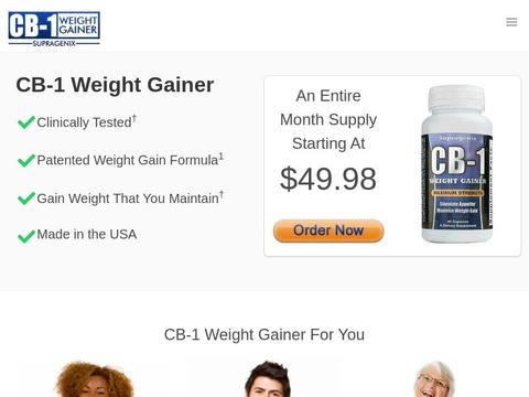 CB-1 Weight Gainer Coupons and Promo Code