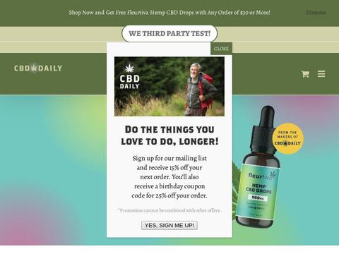 CBD Daily Coupons and Promo Code