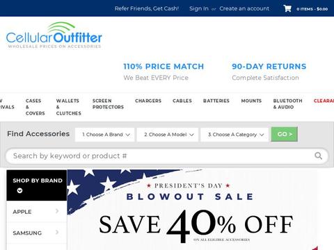 CellularOutfitter Coupons and Promo Code