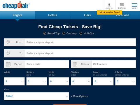 CheapOair Coupons and Promo Code