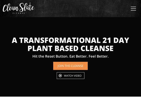 Clean Slate Cleanse Coupons and Promo Code