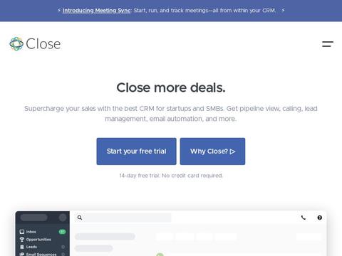 Close.com Coupons and Promo Code