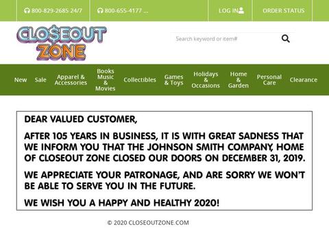 Closeout Zone Coupons and Promo Code