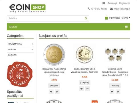 Coinshop.lt Coupons and Promo Code