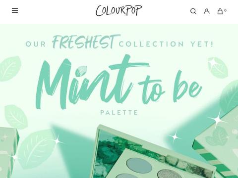 ColourPop Coupons and Promo Code