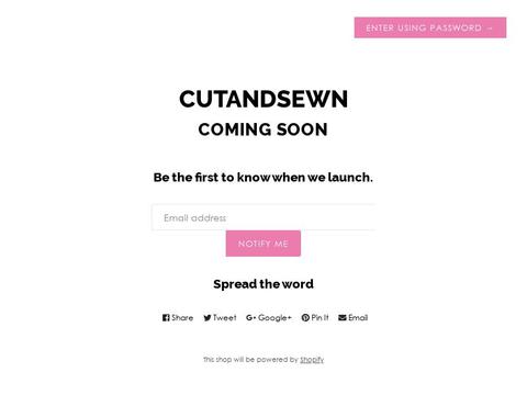 Cutandsewn.com Coupons and Promo Code