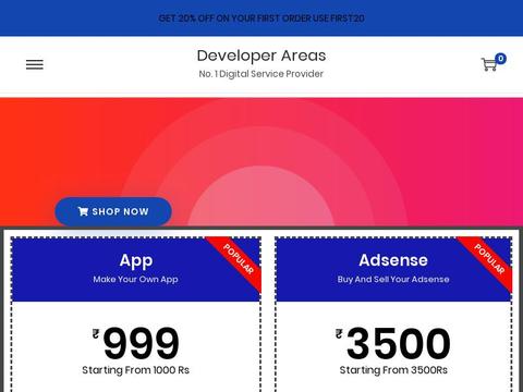 Developer Areas Coupons and Promo Code