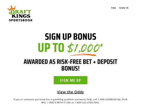 Draftkings.com Coupons and Promo Code