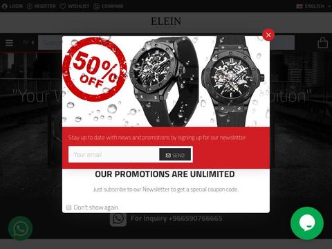 Elein Watches Coupons and Promo Code