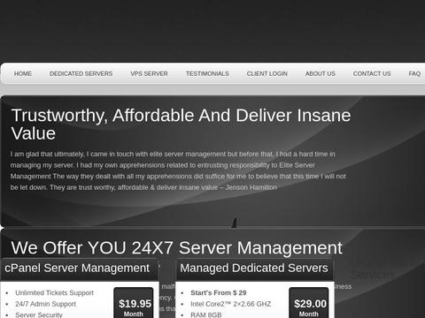 Eliteservermanagement.com Coupons and Promo Code