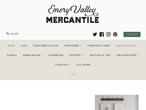 Emoryvalleymercantile.com Coupons and Promo Code