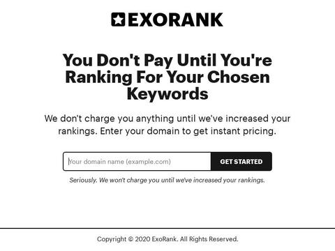 ExoRank Coupons and Promo Code