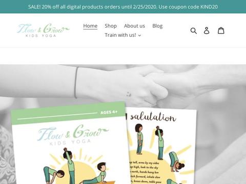 Flow And Grow Kids Yoga Coupons and Promo Code