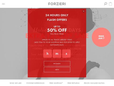 Forzieri Coupons and Promo Code