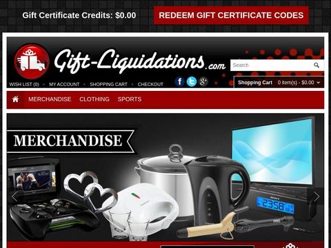 Gift-Liquidations.Com Coupons and Promo Code