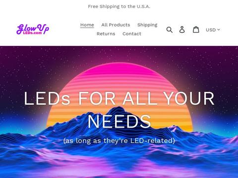 Glow Up Leds Coupons and Promo Code