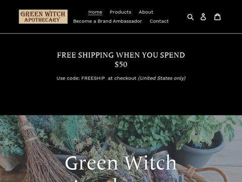 Greenwitchapothecaryshop.com Coupons and Promo Code