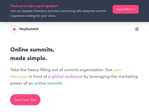 Heysummit.com Coupons and Promo Code