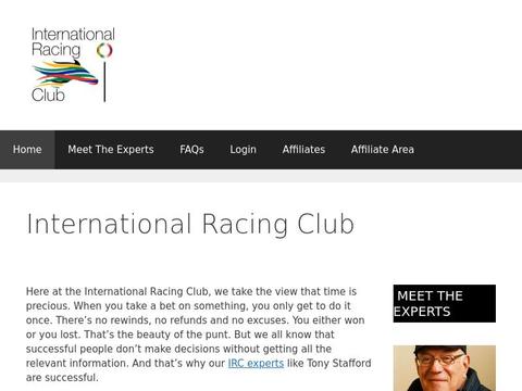 International Racing Club Coupons and Promo Code