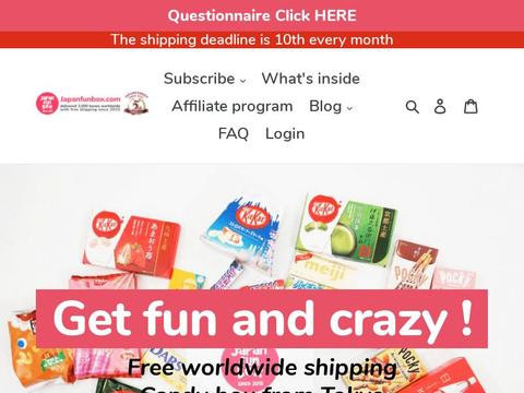 Japan Funbox Coupons and Promo Code