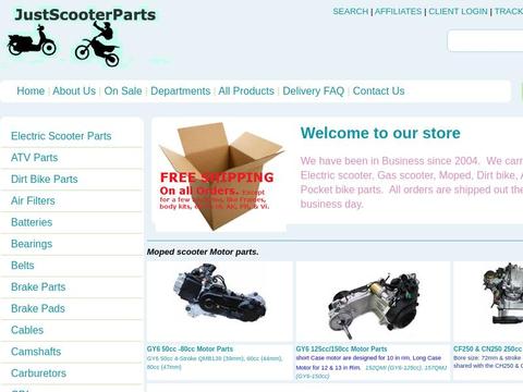 JustScooterParts Coupons and Promo Code