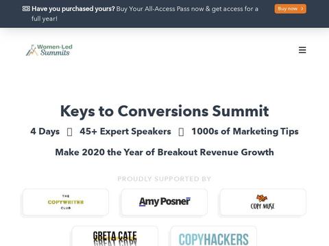 Keys To Conversions Summit Coupons and Promo Code