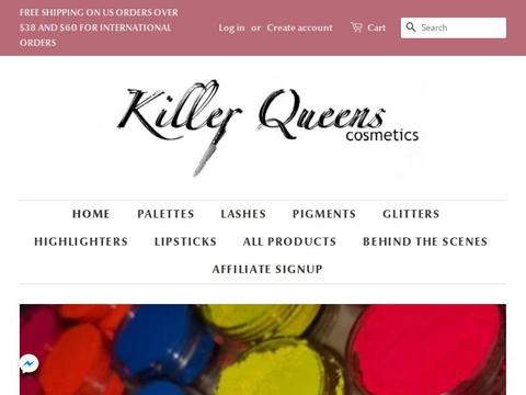 Killer Queens Cosmetics Coupons and Promo Code