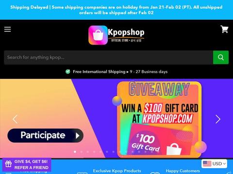 Kpopshop Coupons and Promo Code