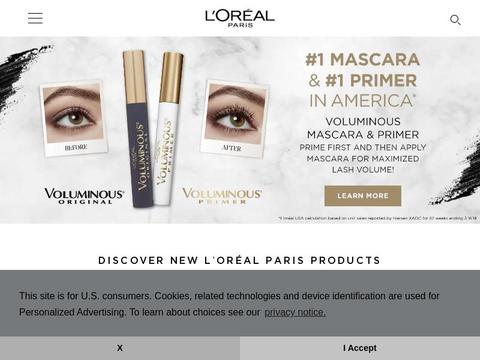 L’Oréal Paris Coupons and Promo Code