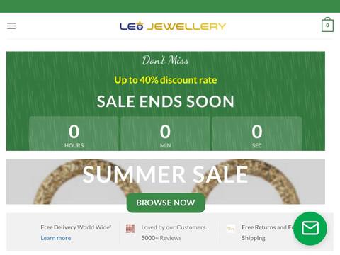 Leo Jewellery Coupons and Promo Code