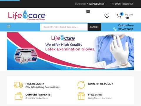 Lifencaregloves.com Coupons and Promo Code