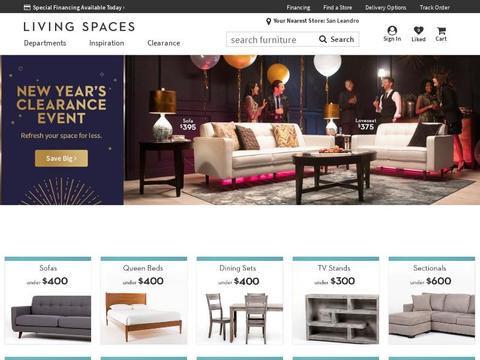 Living Spaces Coupons and Promo Code