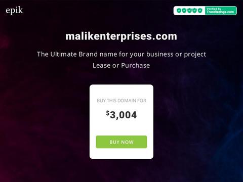 Malikenterprises.com Coupons and Promo Code