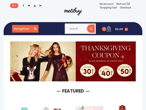 Metibuy.com Coupons and Promo Code