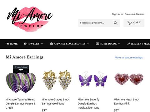 Mi Amore Fashion Jewelry Coupons and Promo Code