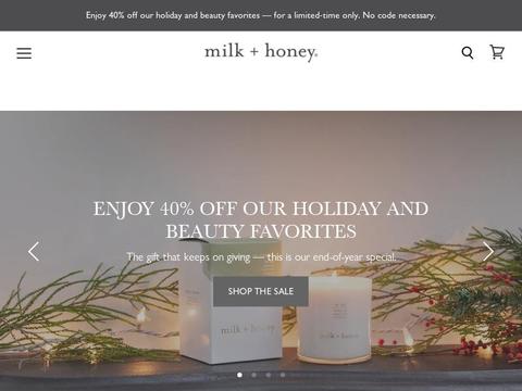 Milkandhoney.com Coupons and Promo Code