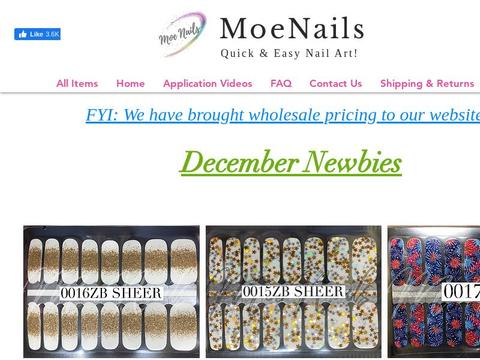 MoeNails Coupons and Promo Code