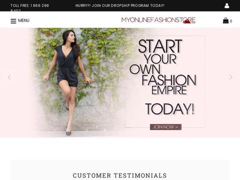 My Online Fashion Store Coupons and Promo Code